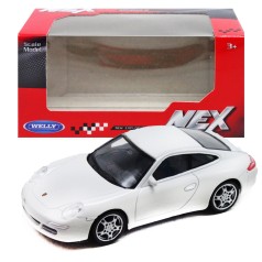 Машина металл 1:43 PORSCHE 911 белая