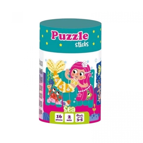 Игра настольная "Пазлы палочки: Море"