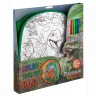Dinosaur Expedition Рюкзак-раскраска с фломастерами