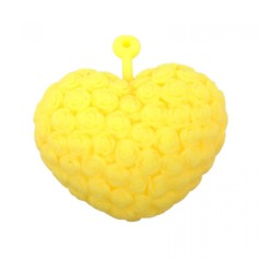 СЕРДЦЕ, ЧТО СВЕТИТСЯ (желтое) 10 см.