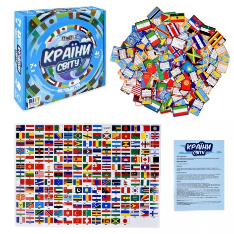 Настольная игра "Страны мира" (укр)