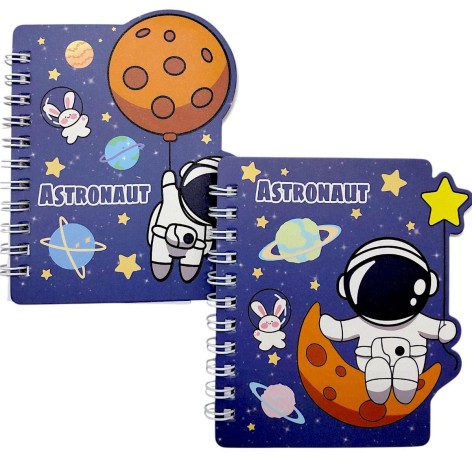 Блокнот на пружине "Космос" 12x12 см, 60 л (микс видов)