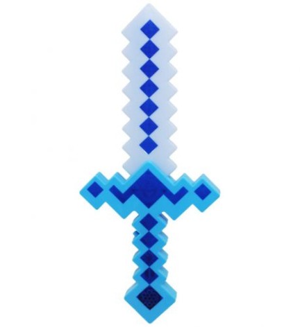 Уцінка. Меч "Minecraft", синій - не світиться