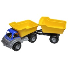Авто "Самосброс" 32 см. с прицепом