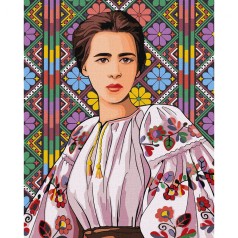 Картина по номерам "Леся Украинка" ★★★