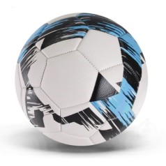 Мяч футбол №5, PVC (блакитний)
