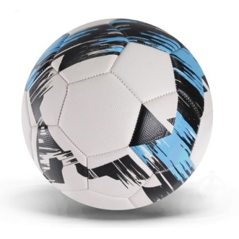 Мяч футбол №5, PVC (блакитний)