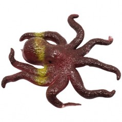Резиновый осьминог, коричневый