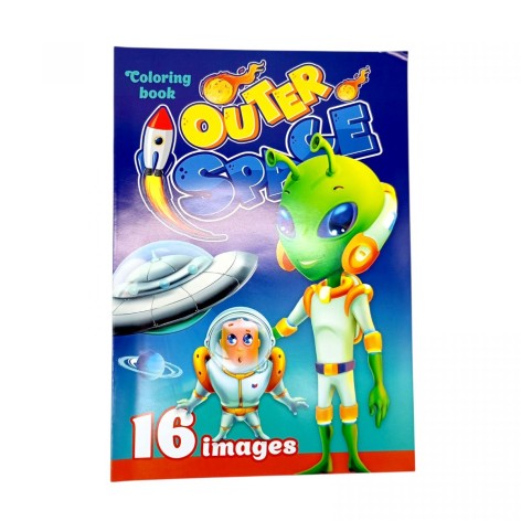 Раскраска,210х297 мм, (OUTER SPACE)