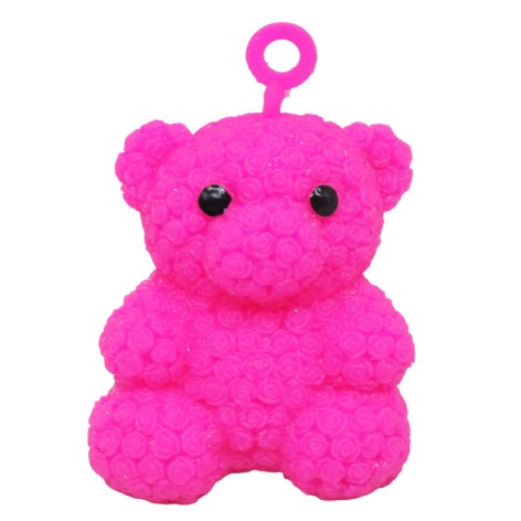 Игрушка антистресс "Мишка", малиновый