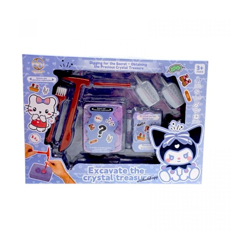 Раскопки "Аниме Санрио" инструменты, гипсовый брикет, в коробке