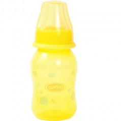 Бутылочка для кормления, 125 мл, 0 месяцев, желтый