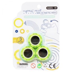 Игра-антистресс "Magnetic Ring", желтый