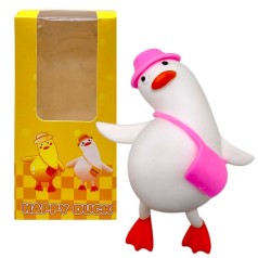 Игрушка антистресс "Happy Duck" (БЕЛЫЙ)
