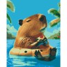 КАРТИНА ПО НОМЕРАМ "Море" 40*50 см
