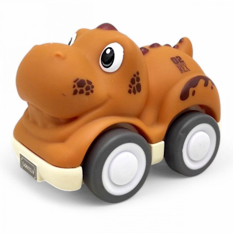 Динозавр на колесиках, інерційний (коричневий)