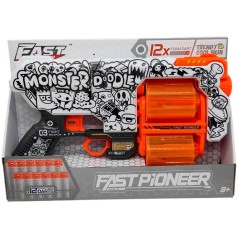 Игрушечный пистолет (бластер) с мягкими патронами (30,5х18 см, коробка – 32х6,5х22 см)