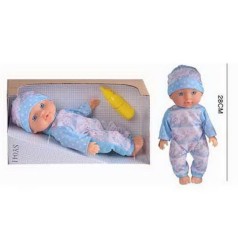 Пупс "Cute Baby" 30 см (Блакитний), сміється, плаче