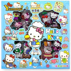 Наліпки "Hello Kitty" (100 листочків 6х6 см з наліпками) вид 1