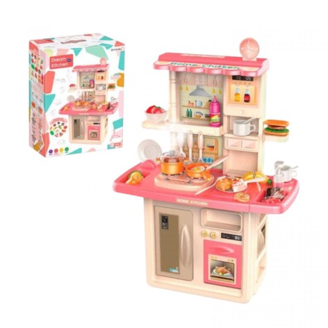 Кухня с посудой (РОЗОВАЯ)