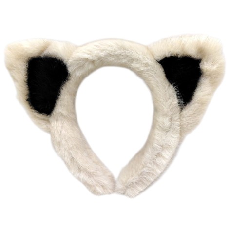 ОБРУЧ С УШКАМИ (БЕЖЕВЫЙ)