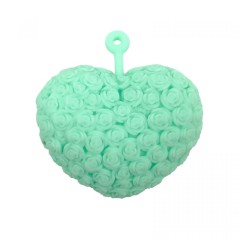 СЕРДЦЕ, ЧТО СВЕТИТСЯ (мятное) 10 см.