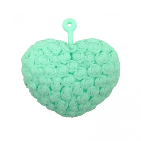 СЕРДЦЕ, ЧТО СВЕТИТСЯ (мятное) 10 см.