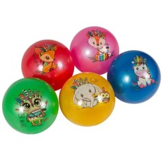 Мяч резиновый "Животные", (МИКС) 23 см, 1 шт