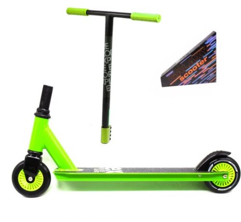 Самокат "Galaxy scooter", зелений
