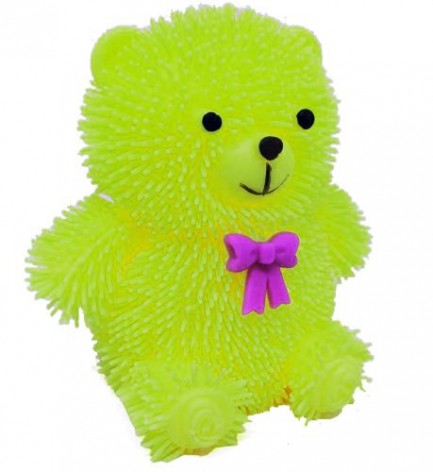 Іграшка "Світяшка: Ведмедик з бантиком" (салатовий)