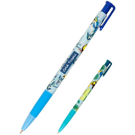 Кулькова ручка "Cold Tropic", синя паста