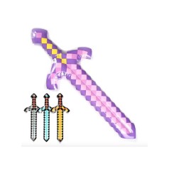 Надувна іграшка "Minecraft" Меч (ЖОВТО-ФІОЛЕТОВИЙ)