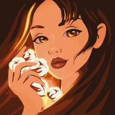 Картина по номерам "Волщебный хлопок" ★★★