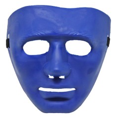 Маска пластиковая "Безликий" (синяя)