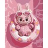 КАРТИНА ПО НОМЕРАМ "PINK POOL" 40*50 см