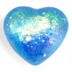 Антистрес жуйка тягучка серце (БЛАКИТНЕ)