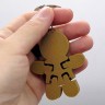 Брелок 3d печать "Мужчина-печенье" (ВИД 2), KEYCHAIN