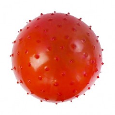 Мячик с пупырышками, красный