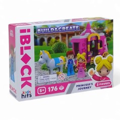 Конструктор Kids hits IBLOCK JUNIOR 176 деталей короб. 24*16*6