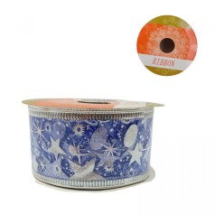 Новогодний декор лента Вьюга 3,8 метра, микс видов