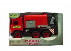 Мусоровоз "Middle truck" (красный)