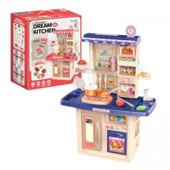 Кухня с посудой (СИНЯЯ)