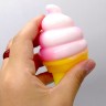 Сквиш антистресс "Мороженое рожок" 9 см (БЕЛЫЙ)