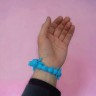 Браслет "Гусень-антистресс", 22 см, сиреневая