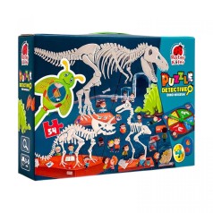 Игра настольная "Пазлы-детективы. Музей динозавров"