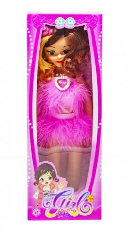 Музыкальная кукла "Модница" (в розовом платье)