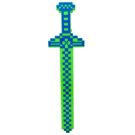 МЕЧ МАЙНКРАФТ/MINECRAFT, СВІТИТЬСЯ (ЗЕЛЕНИЙ)
