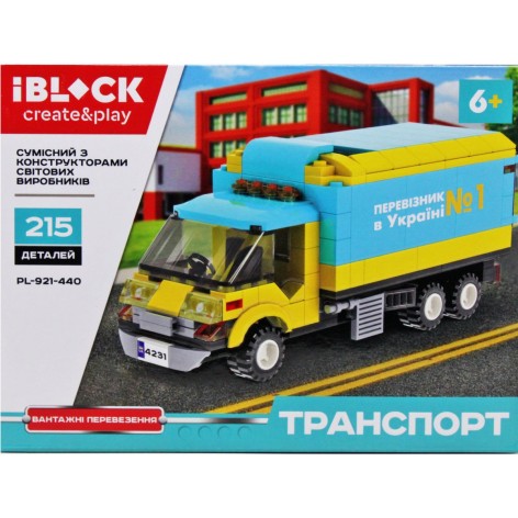 Конструктор "IBLOCK: Грузовик", 215 дет