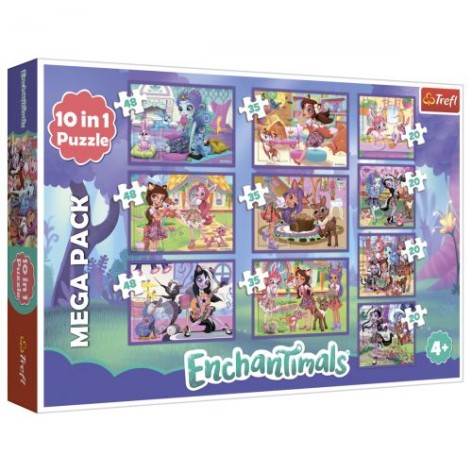 Пазли "Enchantimals", 10 в 1