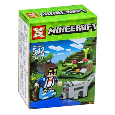 Конструктор "Minecraft: Вовк", 34 дет